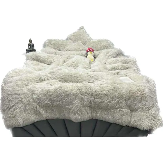 Cubrelecho Edredón Térmico Peluche Ovejero Doble 
