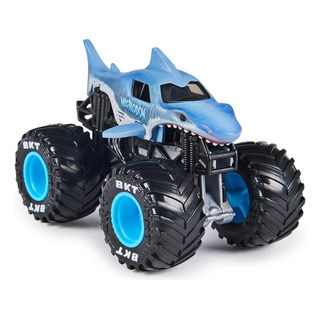 Vehículos Monster Jam True Metal Escala 1:64 Megalodon Azul Vehículos Monster Jam True Metal Escala 1:64 Megalodon Azul