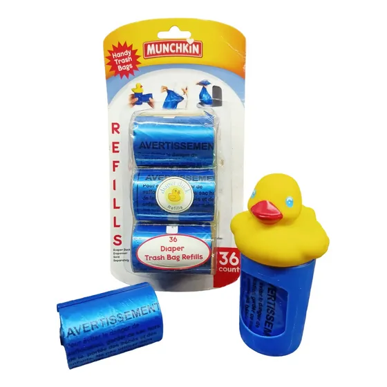 Dispensador Pato De Bolsas De Basura Para Pañales Bebes