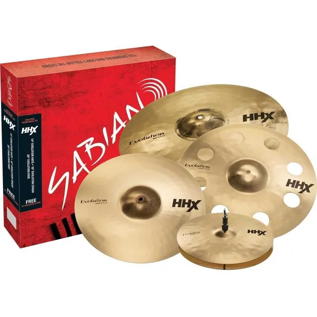 Set Sabian 15005xebpsp Evolution Set Hhx - 14 -16 -20  