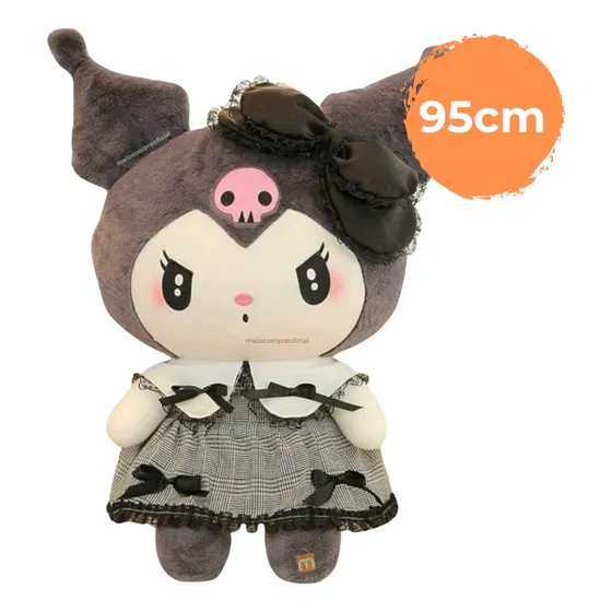 Peluche Kuromi Gigante 95cm Suave Importado Hello Kitty