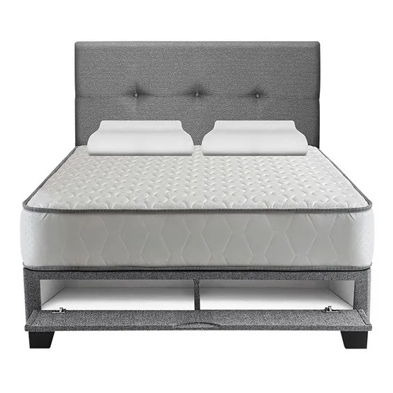Juego De Dormitorio Forli 2plazas+colchón+cabecera+almohadas