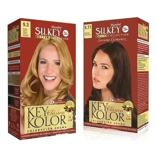 Silkey Tintura Key Kolor Clásica Kit Tono 5 castaño claro