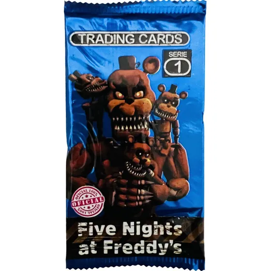  Five Night At Freddy's Cartas Serie 1 - Pack 50 Sobres