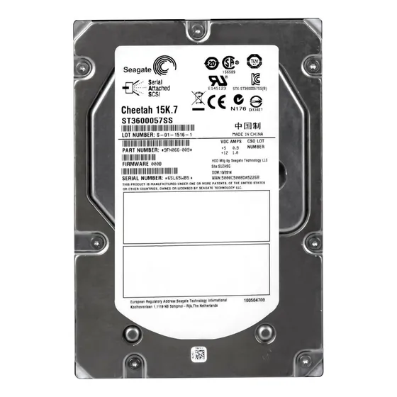 Disco Duro 600gb Seagate Cheetah 15k.7 St3600057ss Sas-2