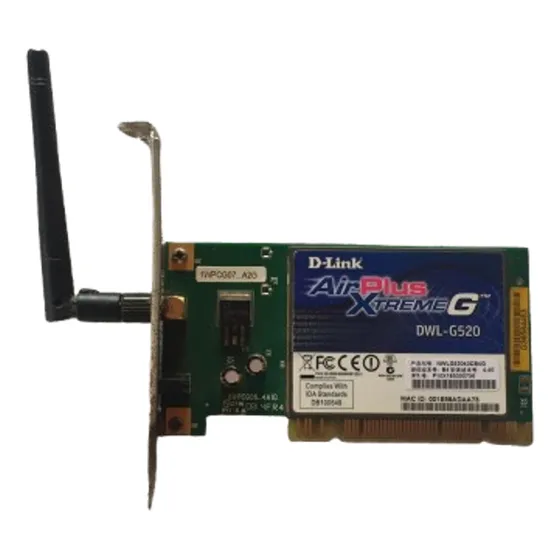 Tarjeta De Red Inalambrica D-link Airplus Dwl-g520 108mbs
