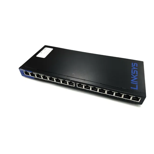 Switch Linksys De 16 Puertos Gigabit Empresarial  Escritorio