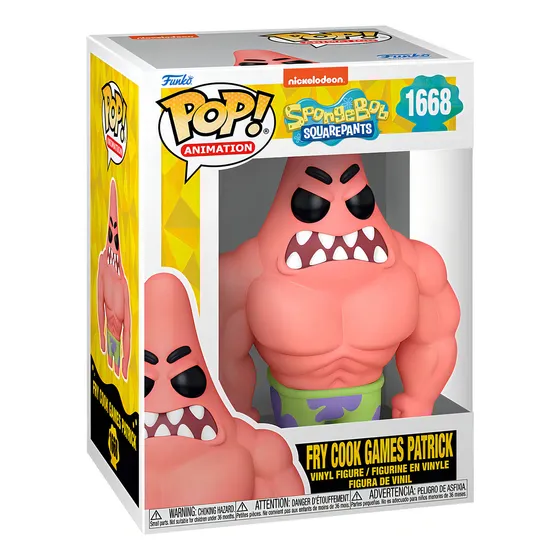 Funko Pop ! Bob Esponja Fry Cool Games Patrick # 1668