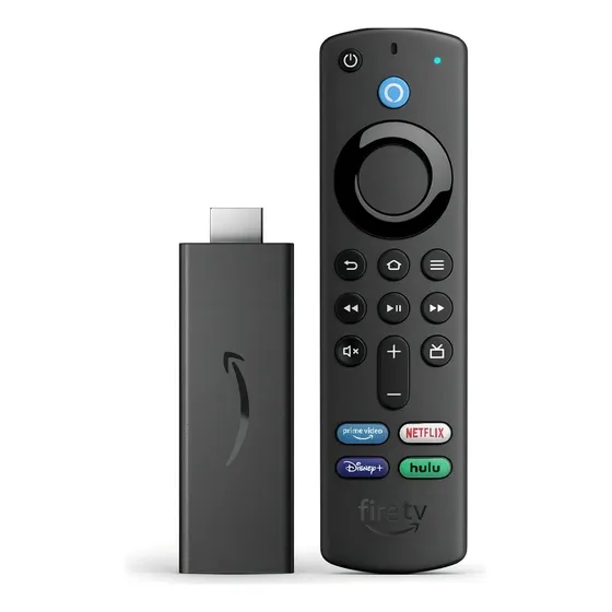 Tv Box Amazon Fire Stick 3º Geração Comandos Voz Alexa Cor Preto Tipo de controle remoto De voz
