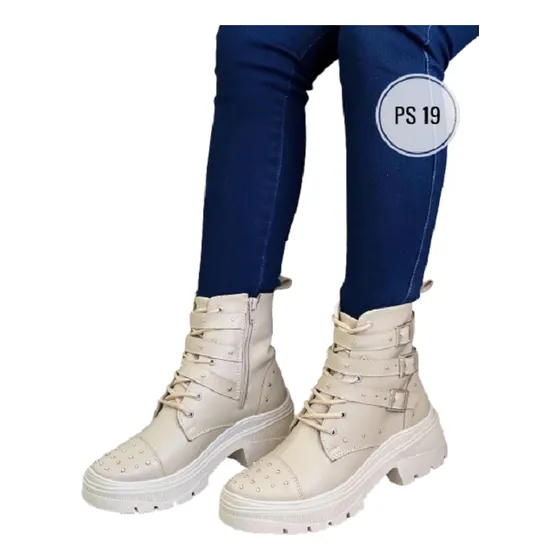 Botines Corte Alto Para Dama Ref. 243a