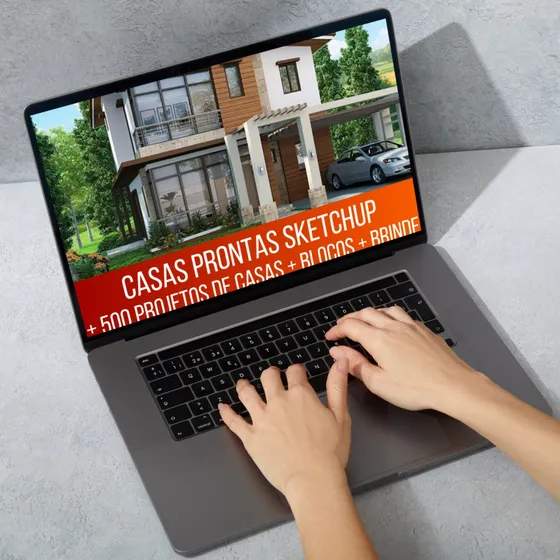 Combo De Casas Prontas Sketchup + Blocos E Brinde