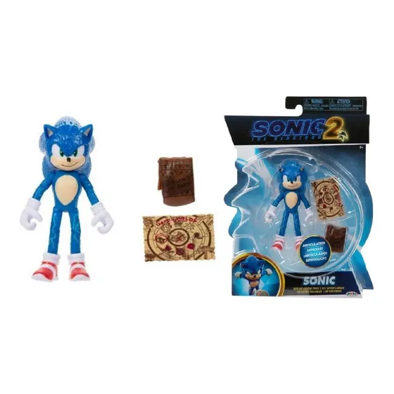 Sonic Figura Muñeco Juguete Articulable Jakks Niño Niña Mas