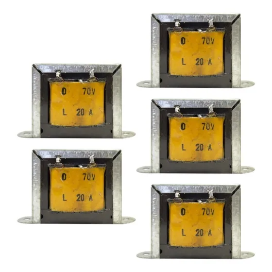 5 Pzs Transformador De Acoplo En Línea De Audio Radson L20a