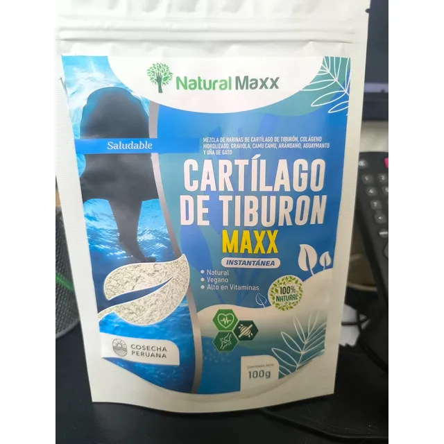 3 Unidadescartílago De Tiburon Maxx Instantanea 100  Grs