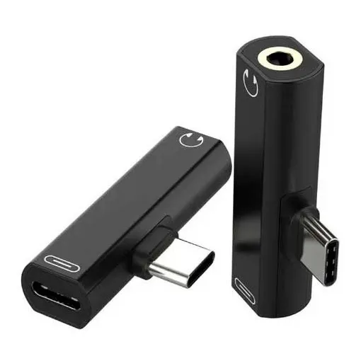 Adaptador Audifonos Usb Tipo C Carga Para Huawei Xiaomi Moto