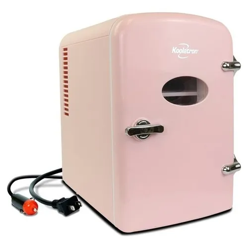 Mini Fridge Retro Rosa Koolatron Color Rosa pálido