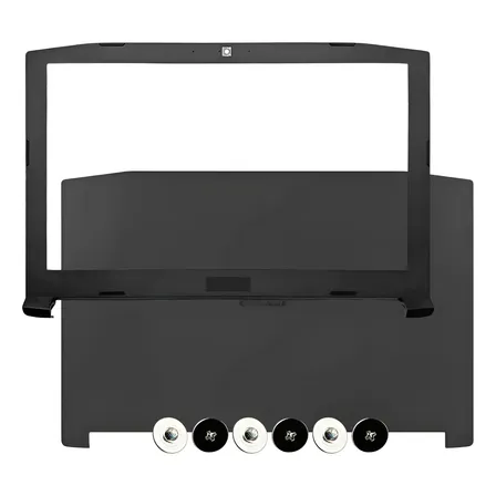 Carcaça Tampa Moldura Acer N17c1 An515-51 41 42 An515-53 Cinza Chumbo/preto
