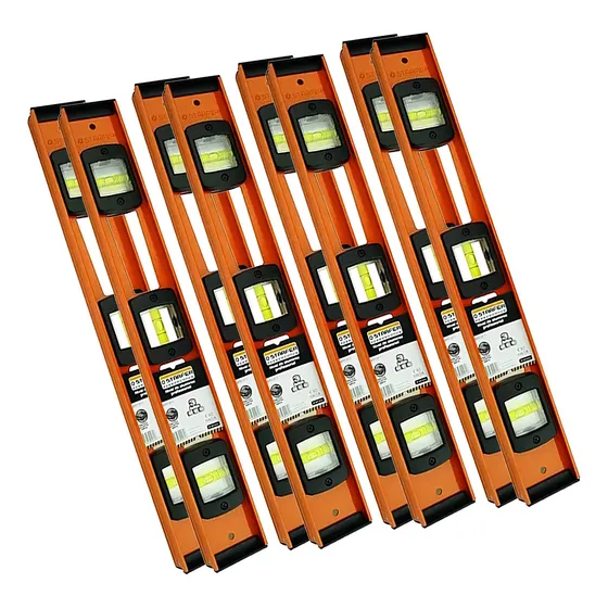 Kit 10 Nível Profissional Alumínio 24 Polegadas 60cm Starfer