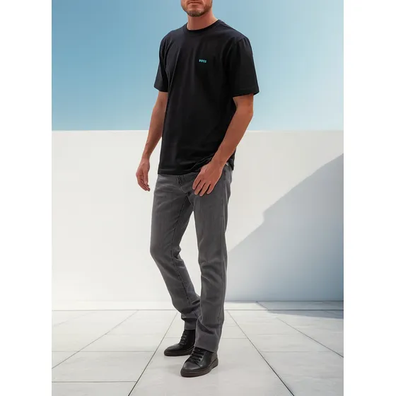 Camiseta Hugo Boss Regular Tee Azul Marinho