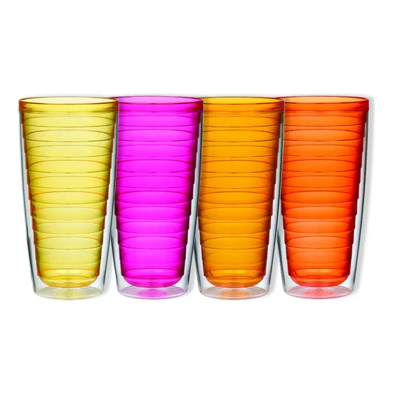 Boston Warehouse 16-ounce Insulated Nuevo Vaso 24-oz Rosado