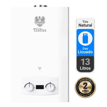 Calefont Tiro Natural 13 Litros Gas Licuado