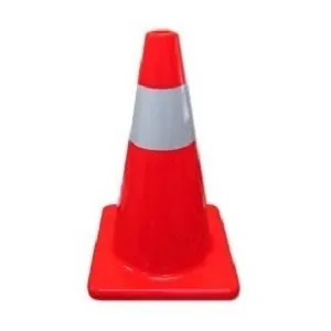 Cono Transito Pvc Flexible 18  Con Banda  