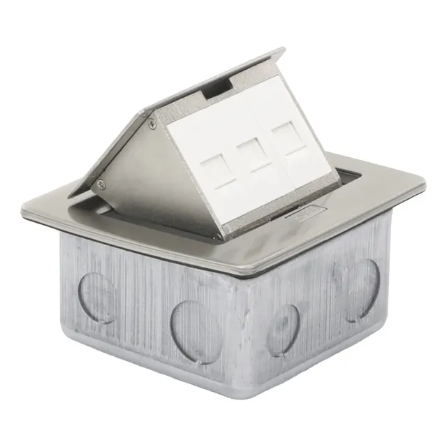 Mini Caja De Piso Thorsman Para Conectores Keysto Th-mc-pd
