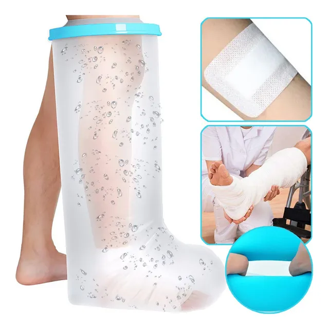 Protector De Yeso Ducha Cubierta Funda Agua Venda Pierna Pie