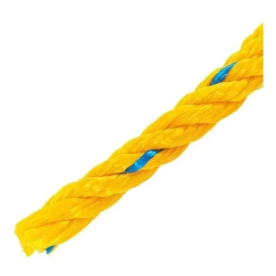 Cuerda Soga Amarilla De Polipropileno 13 Mm Rollo 32 Kg