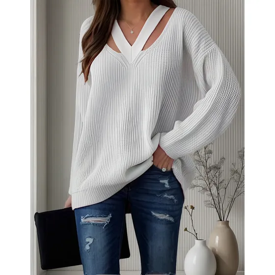 Buzo Sweater Dama Rocco Celine 44s-008 Talles Del S Al 3xl