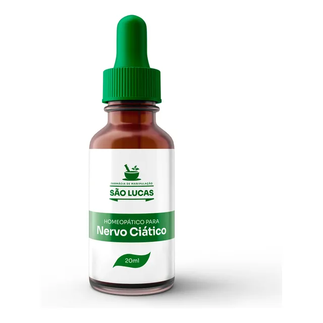 Remédio Natural Homeopatia Nervo Ciático 20ml