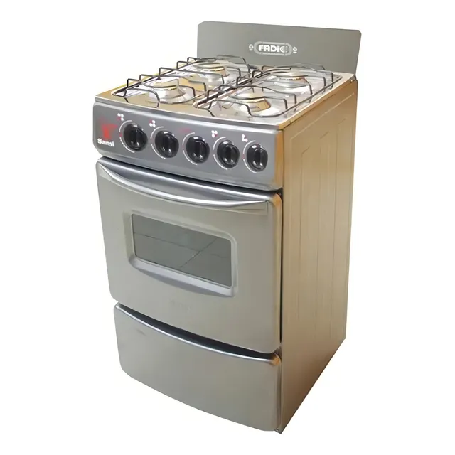 Cocina Fadicc Sami 4 Hornillas Gris Con Horno - Gtx