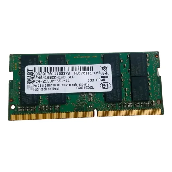Memoria Smart Ddr4 8gb Notebook Pc4-2133p 2rx8