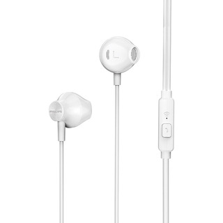Fone De Ouvido Philips Taue101 Com Microfone, 3.5 Mm Cor Branco Fone De Ouvido Philips Taue101 Com Microfone, 3.5 Mm Cor Branco