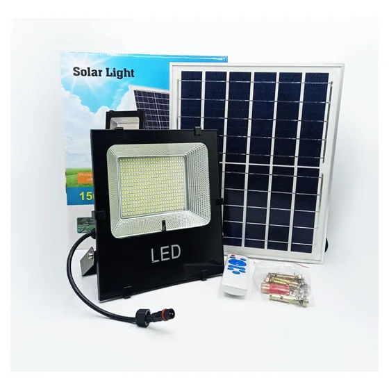 Reflector Led Solar 150w Recargable Panel Con Control Remoto