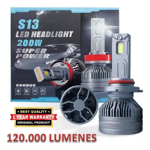 Luces Led 120 Mil Lúmenes H4, H1, H7, H11, H13, 9005, 9007