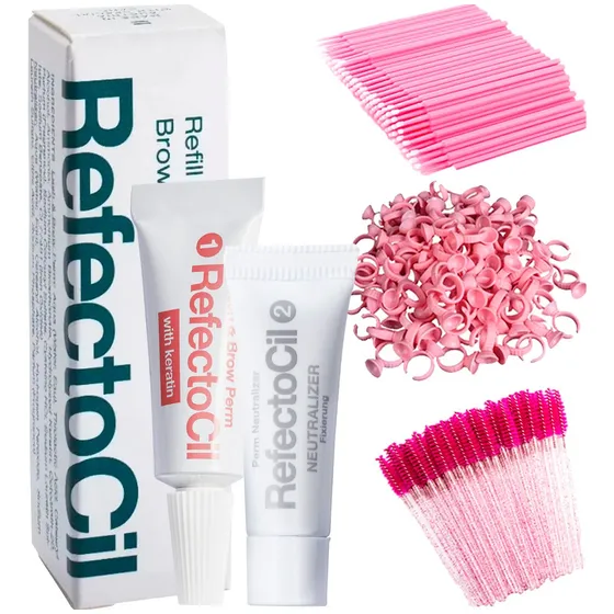 Refil Brow Lamination Neutralizer Perm Eyelash Curl Cílios Cor Incolor