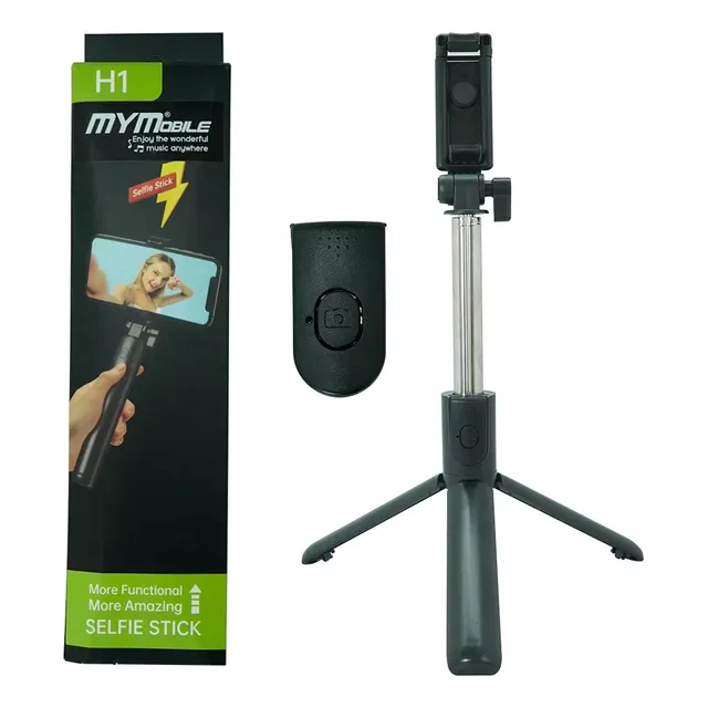 Tripode Monopod De Selfie 2 En 1 Con Control Bluetooth