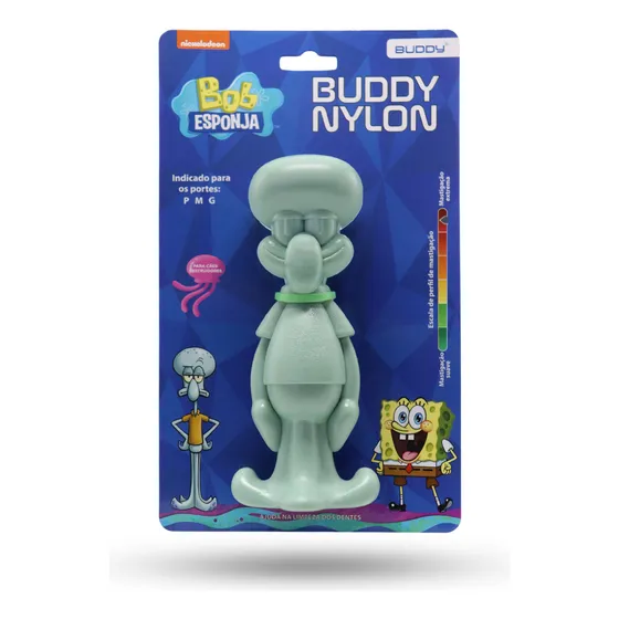 Mordedor Nylon Bob Esponja Lula Molusco Buddy Toys