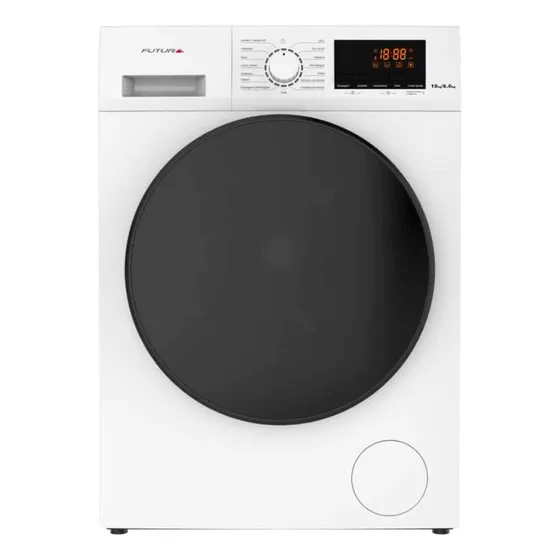 Lavasecarropas Inverter Digital 10 - 6 Kg Futura Fut-ls10k Color Blanco