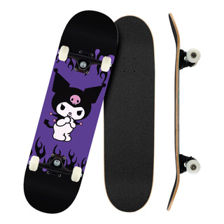 Patineta Skate Prime Maple 7 Capas Semiprofesional Kuromi Patineta Skate Prime Maple 7 Capas Semiprofesional Kuromi