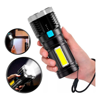 Lanterna Tática Led Prova Dágua 4 Núcleos Potente Potente Lanterna Tática Led Prova Dágua 4 Núcleos Potente Potente