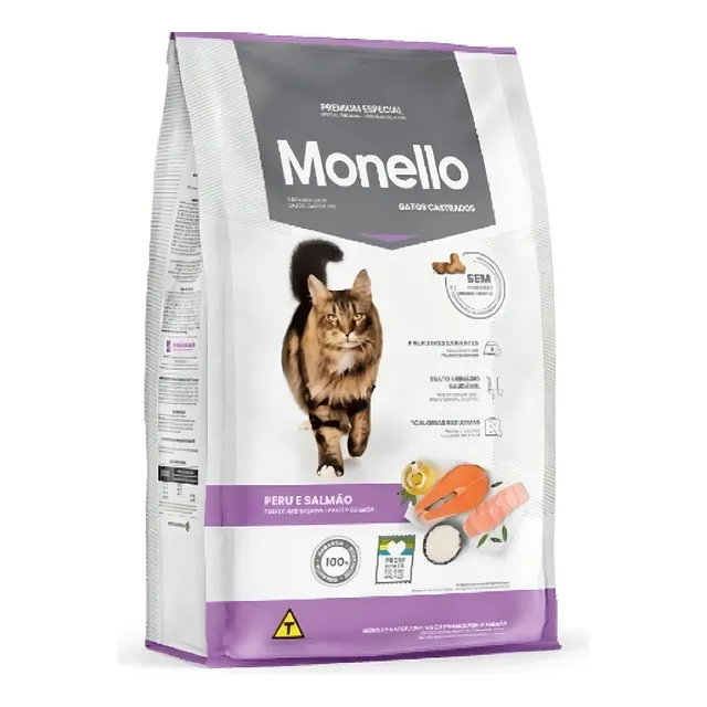 Alimento Monello Premium Especial Monello Cat Gatos Castrados adulto en sobre de 10kg