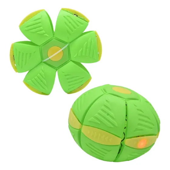 Pelota Mágica Saltarina Fresbee Plegable C/luz. Lv