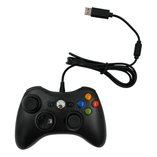 Control Cable Genérico Compatible Con Xbox 360 Y Pc