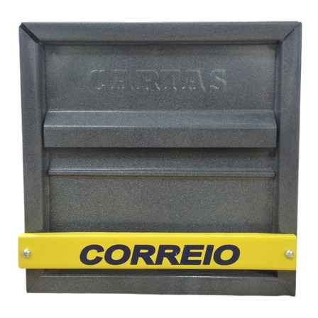 Caixa De Correio Carta Grade Horizontal, Portao Basica Caixa De Correio Carta Grade Horizontal, Portao Basica