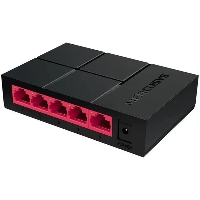 Switch 5 Puertos Mercusys Ms105g Gigabit 10/100/1000 Mbps