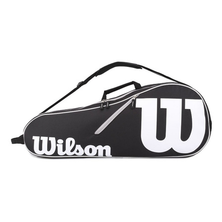 Bolsa De Tênis De Raquete Dupla Wilson Advantage X 6 - Preta Bolsa De Tênis De Raquete Dupla Wilson Advantage X 6 - Preta