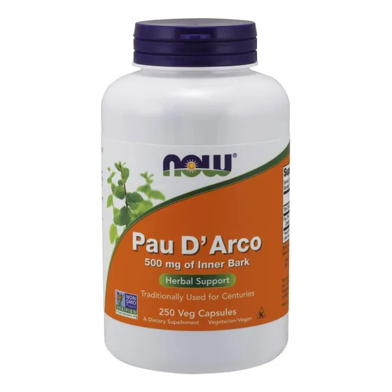 Supplement Now Foods Pau D' Arco 250 Cápsulas Vegetarianas D