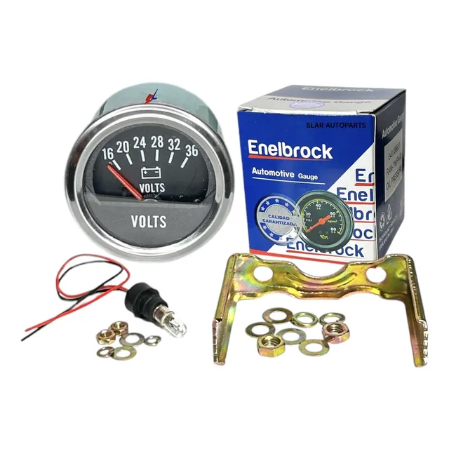 Reloj Voltimetro Universal 24 V